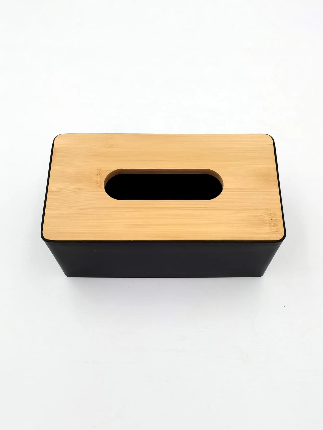 1pc Solid Color Tissue Storage Box