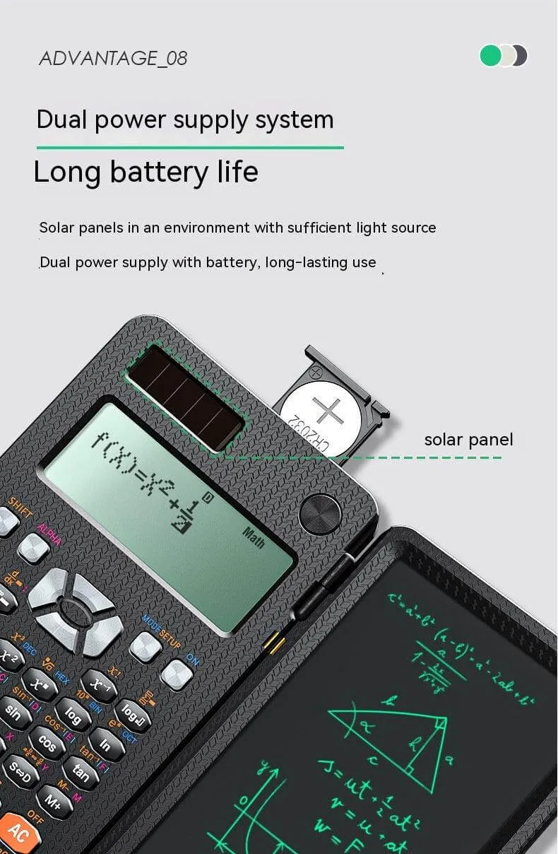 2-in-1 Foldable Scientific Calculator