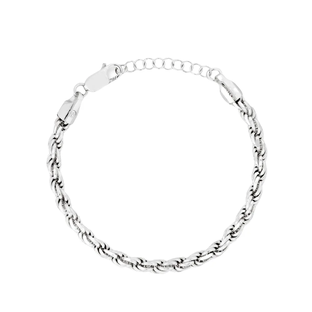 925 Silver Rope Bracelet (5MM)