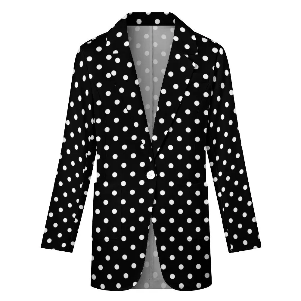 All Over Print Women's Blazer Women's casual suit