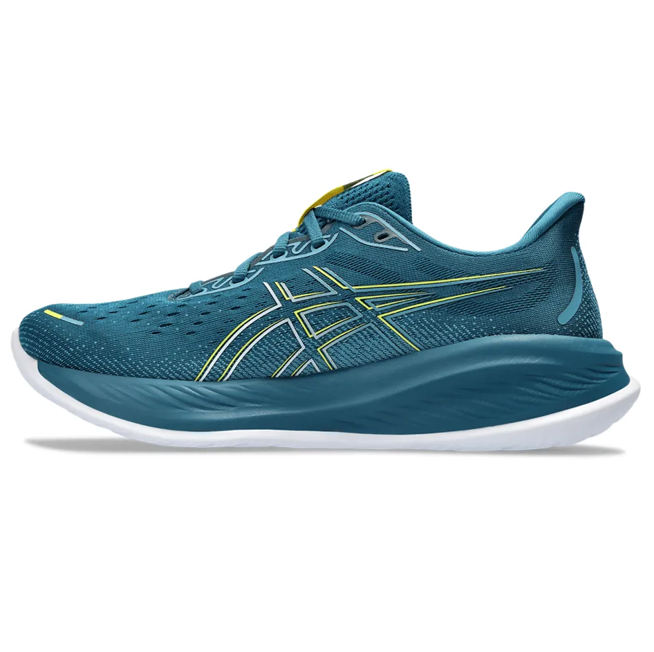 Asics Cumulus 26 Men's Running Shoes SS24 Evening Teal / Bright Yellow