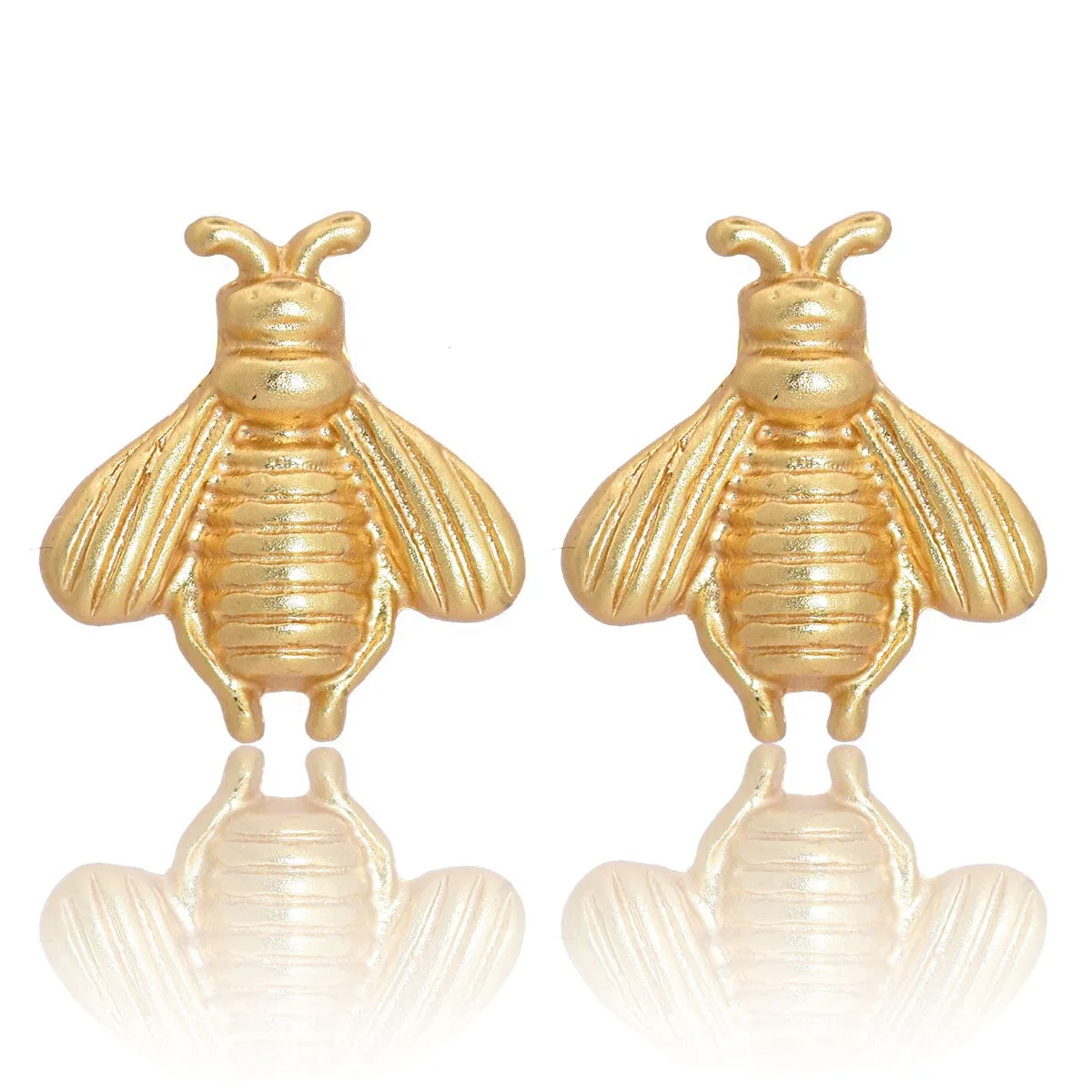 Bee stud earrings