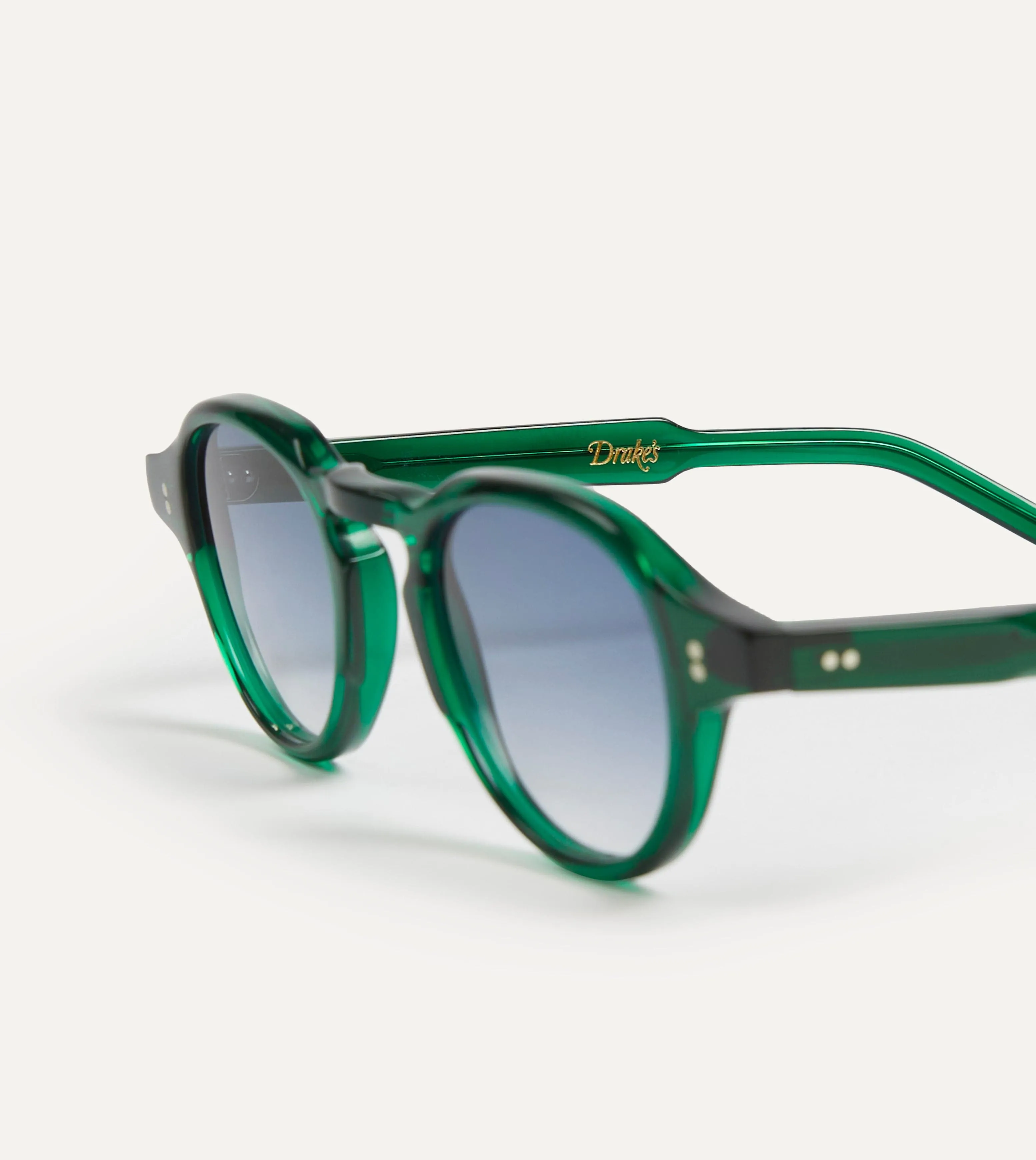 Bottle Green Acetate Blake Sunglasses