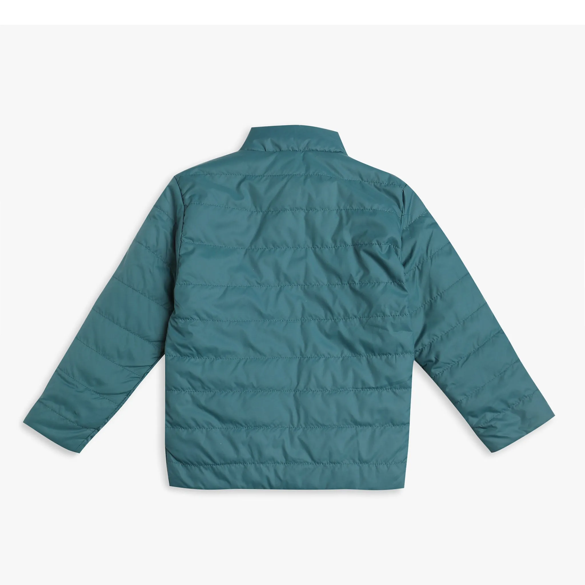 Boy's Regular Fit Solid Jacket