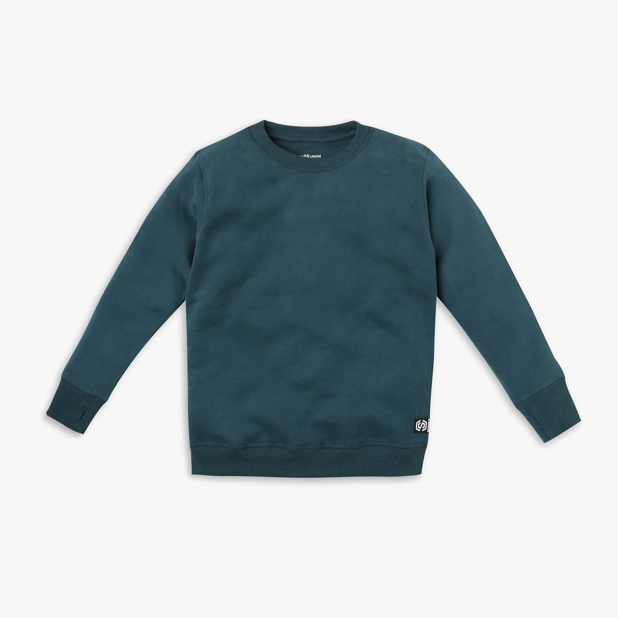 Boy's Regular Fit Solid Sweat Tees