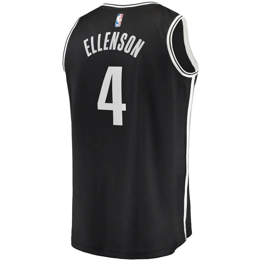 Brooklyn Nets Henry Ellenson Fanatics Branded Fast Break Player Icon Jersey Kids - Black | Ireland I9274W7