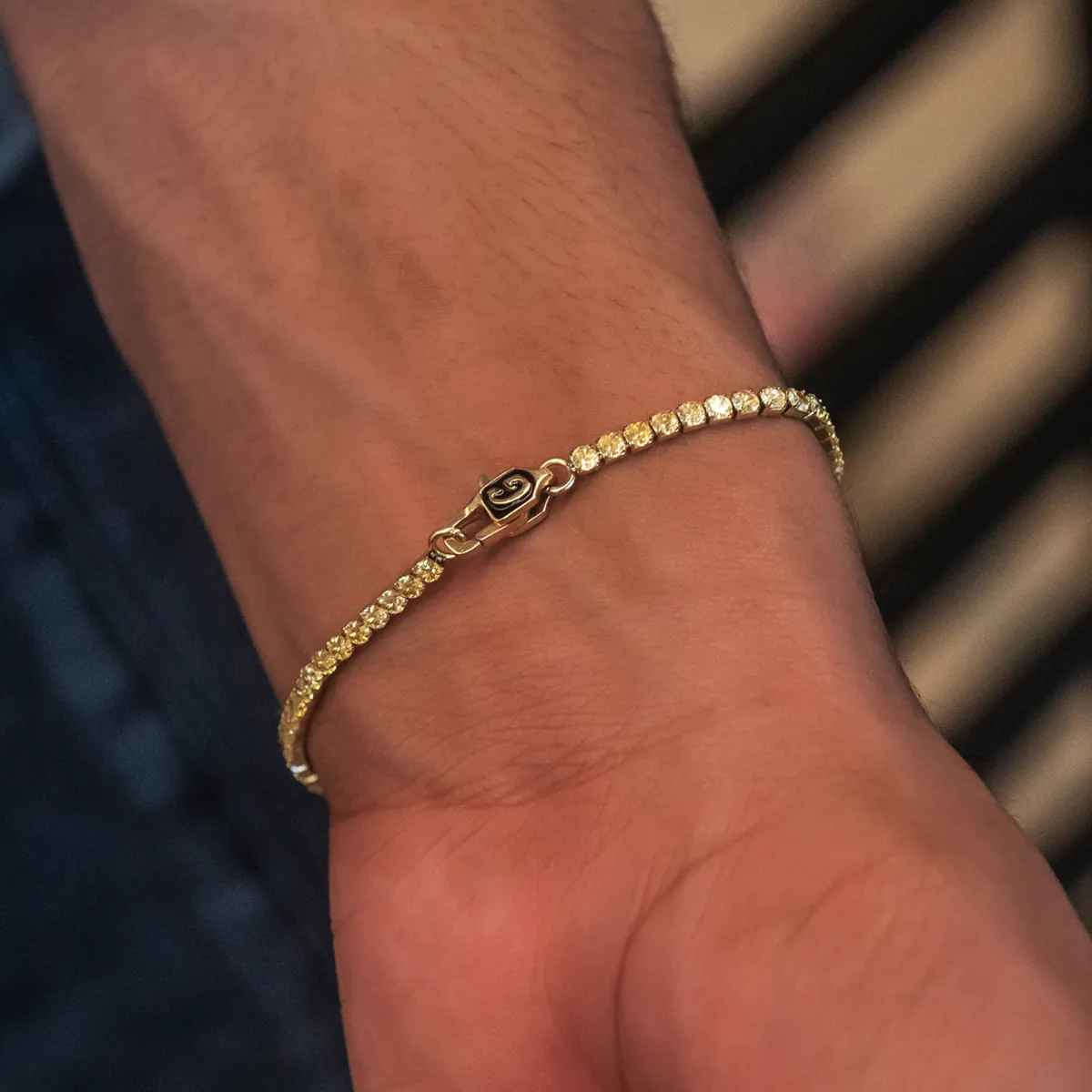 Canary Micro Tennis Bracelet