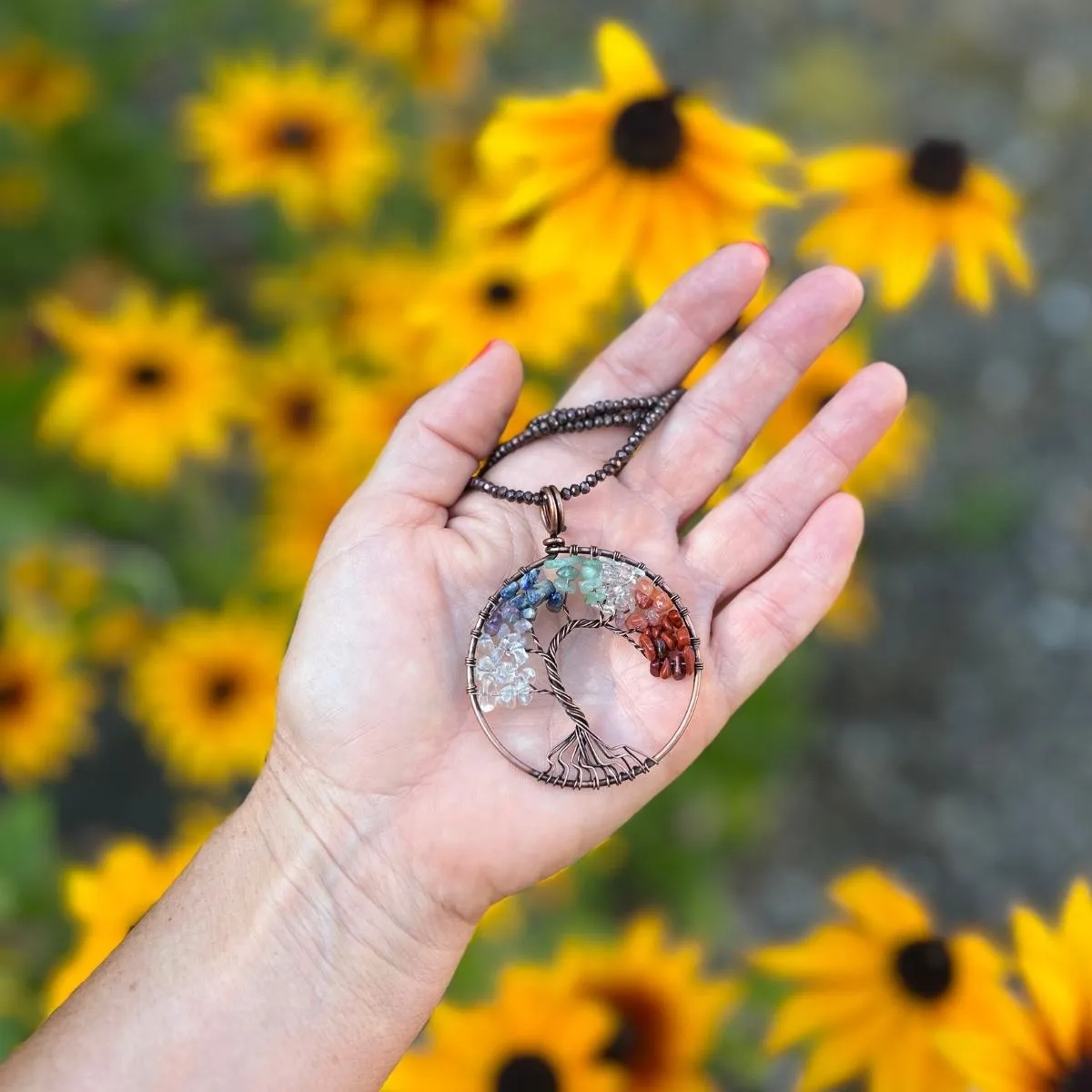 Chakra Harmony Tree Necklace