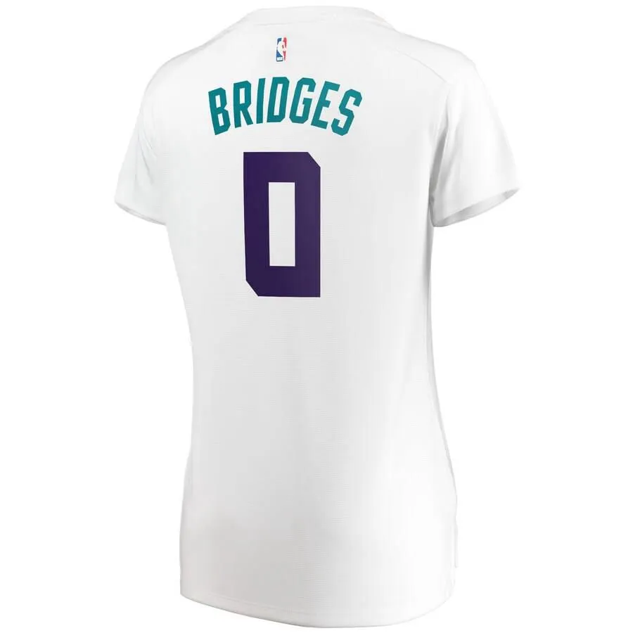 Charlotte Hornets Miles Bridges Fanatics Branded Replica Fast Break Player Association Jersey Womens - White | Ireland C6894U2