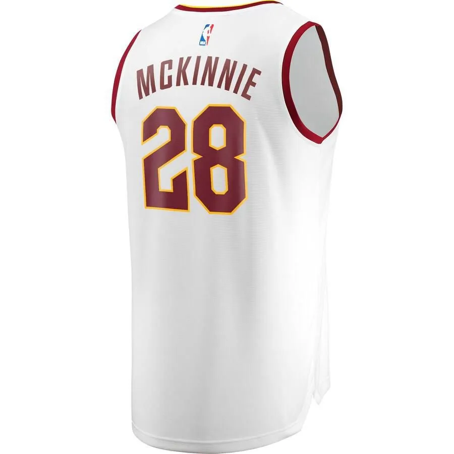 Cleveland Cavaliers Alfonzo McKinnie Fanatics Branded Fast Break Player Association Jersey Kids - White | Ireland H3271J6