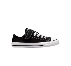 Converse boys' sneaker shoe with elastic lace and velcro Chuck Taylor All Star 372881C black white 