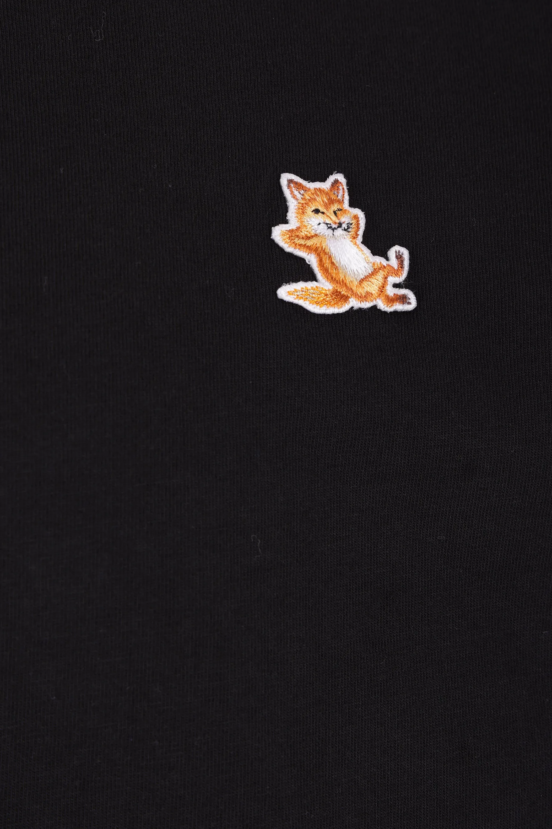 cotton t-shirt Chillax Fox logo patch