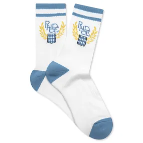 Crest Sport Socks - White