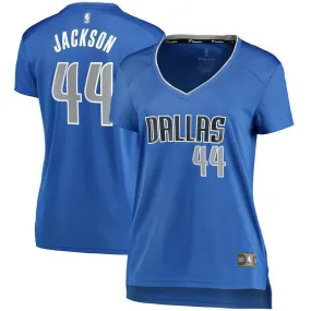 Dallas Mavericks Justin Jackson Fanatics Branded Replica Fast Break Player Icon Jersey Womens - Blue | Ireland D4507X1