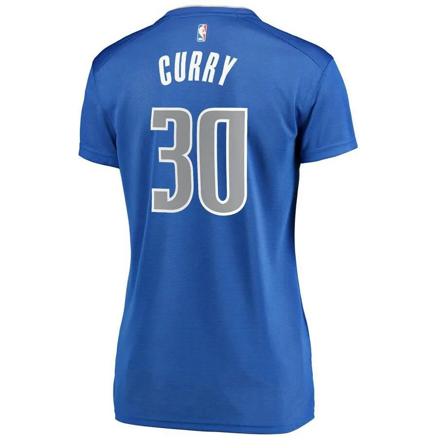 Dallas Mavericks Seth Curry Fanatics Branded Replica Fast Break Player Icon Jersey Womens - Blue | Ireland K8175Q9