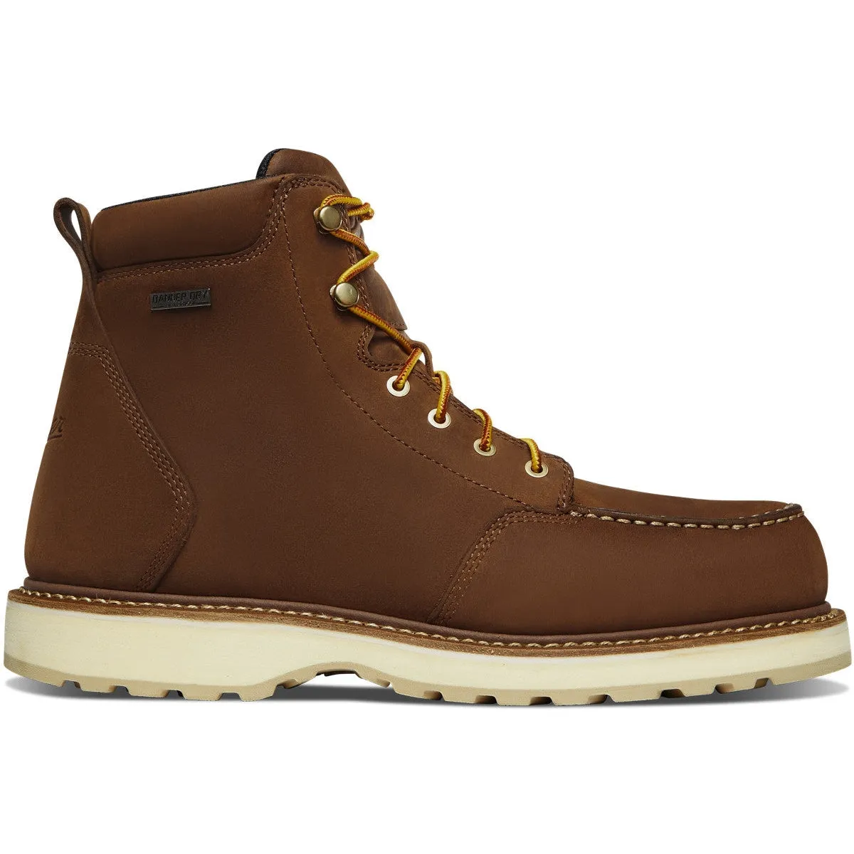 Danner Men's Cedar River 6" WP Soft Moc Toe Work Boot - Brown - 14300