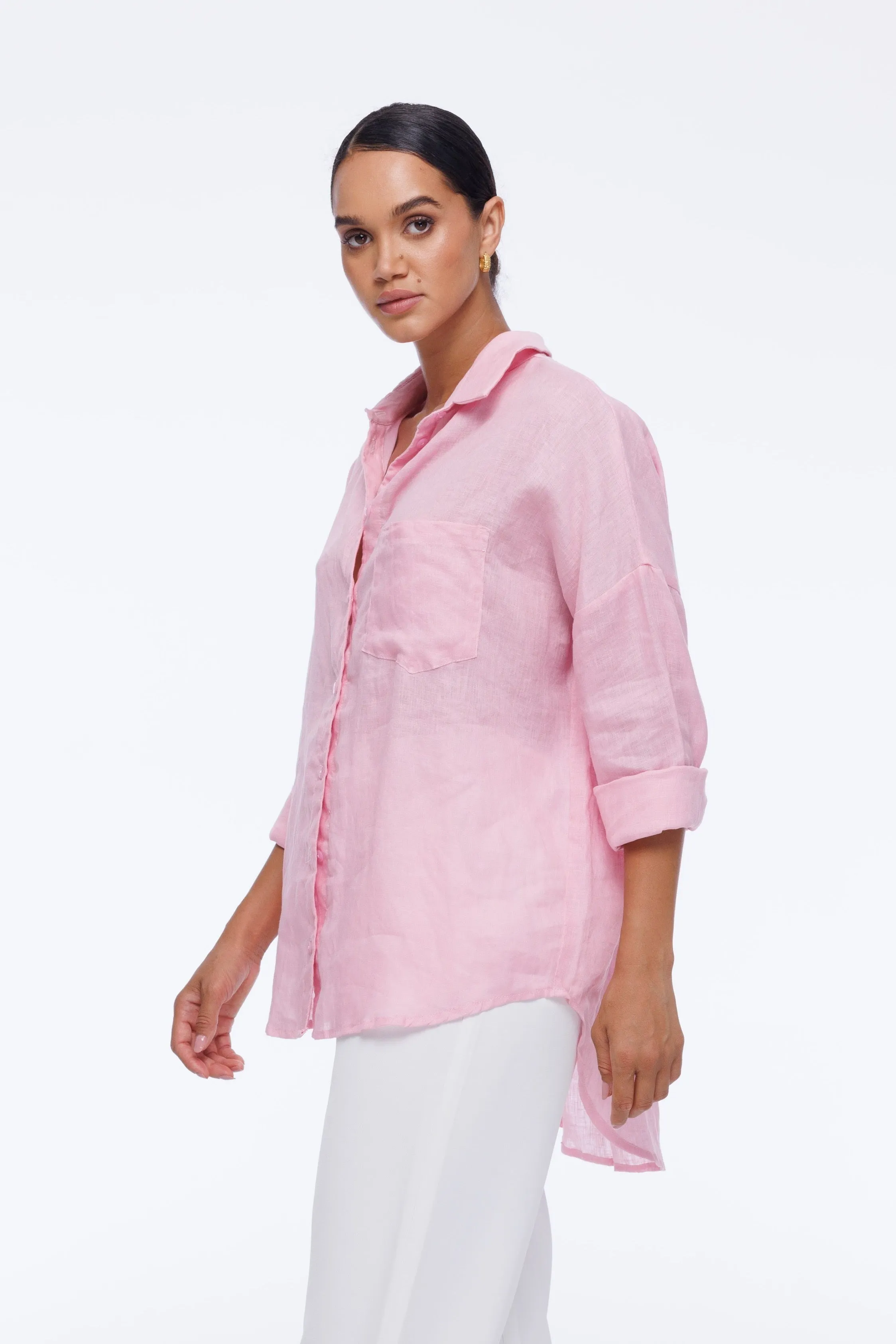 Defiant Shirt - Daisy Pink