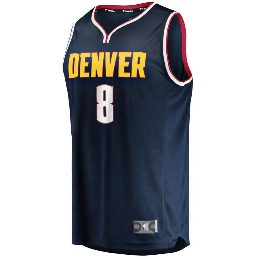 Denver Nuggets Jarred Vanderbilt Fanatics Branded Fast Break Player Icon Jersey Kids - Navy | Ireland W5951T2