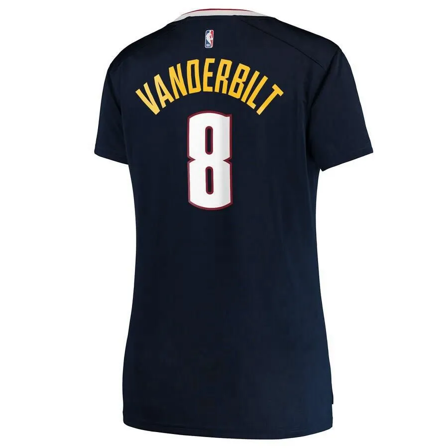 Denver Nuggets Jarred Vanderbilt Fanatics Branded Fast Break Player Icon Jersey Womens - Navy | Ireland T4142N8