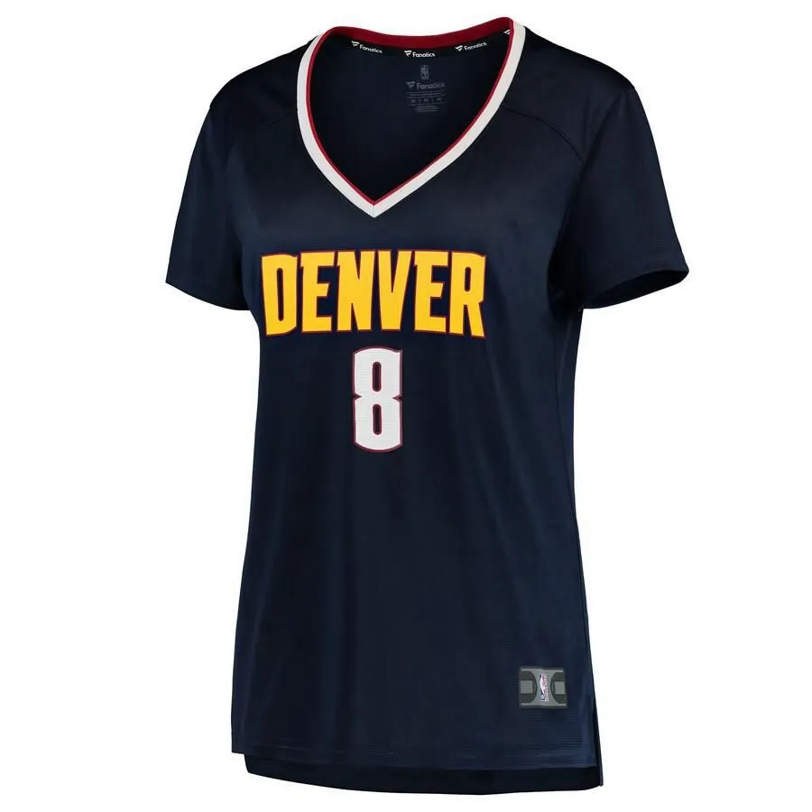 Denver Nuggets Jarred Vanderbilt Fanatics Branded Fast Break Player Icon Jersey Womens - Navy | Ireland T4142N8