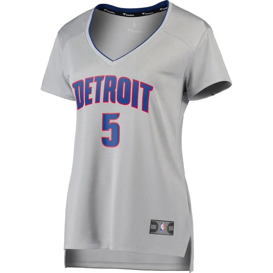 Detroit Pistons Luke Kennard Fanatics Branded Replica Fast Break Player Statement Jersey Womens - Grey | Ireland G4628R1