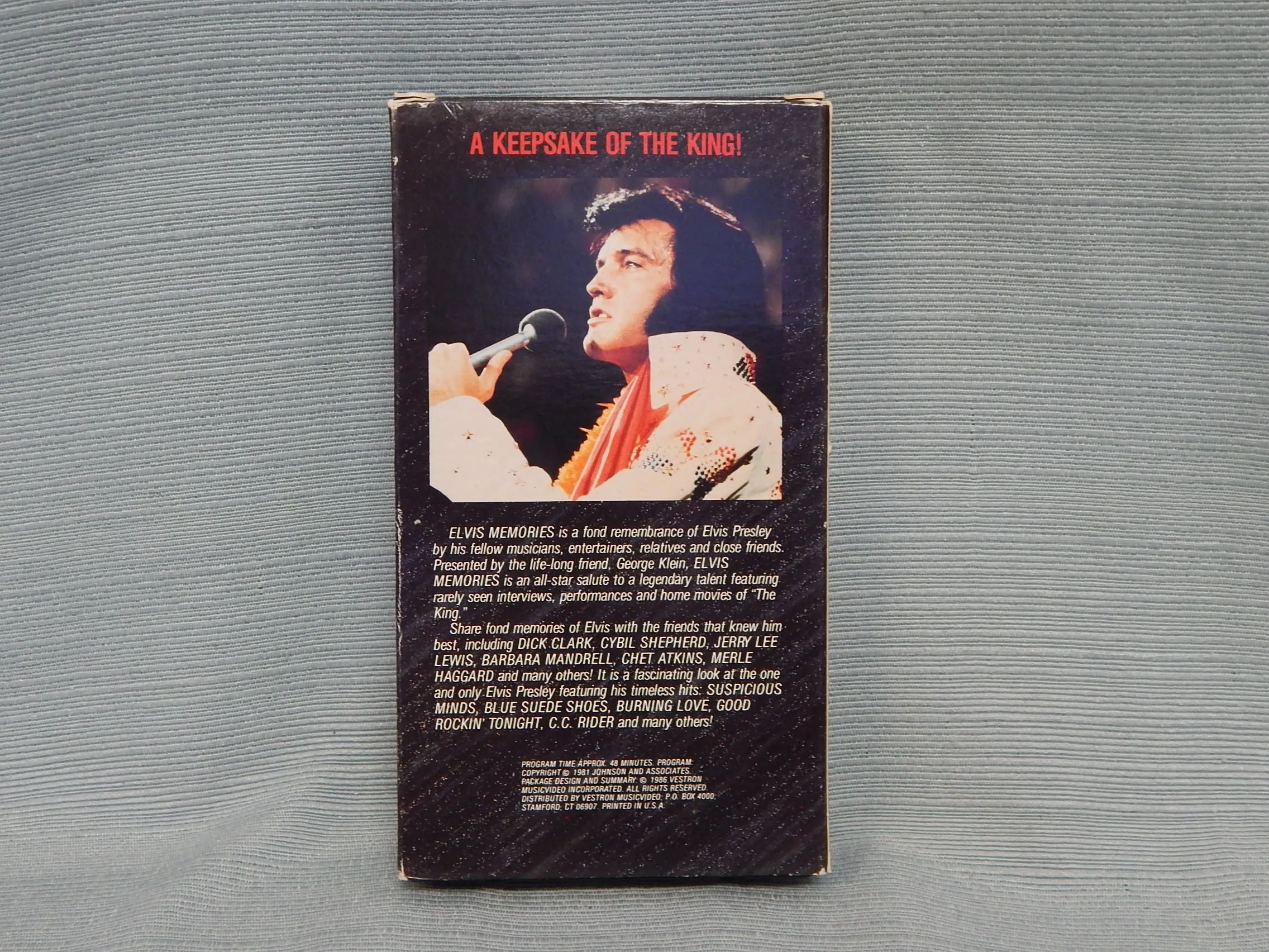 Elvis Presley Concert Collection - 6 VHS Tapes