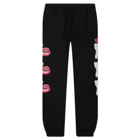 Emotionally Unavailable x Tom Wesselmann Smoking Lips Sweatpants - Black