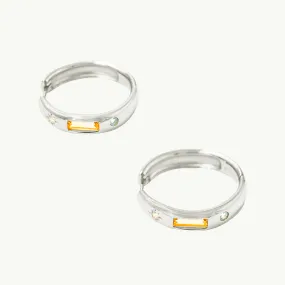 ESTELLA HOOPS SILVER