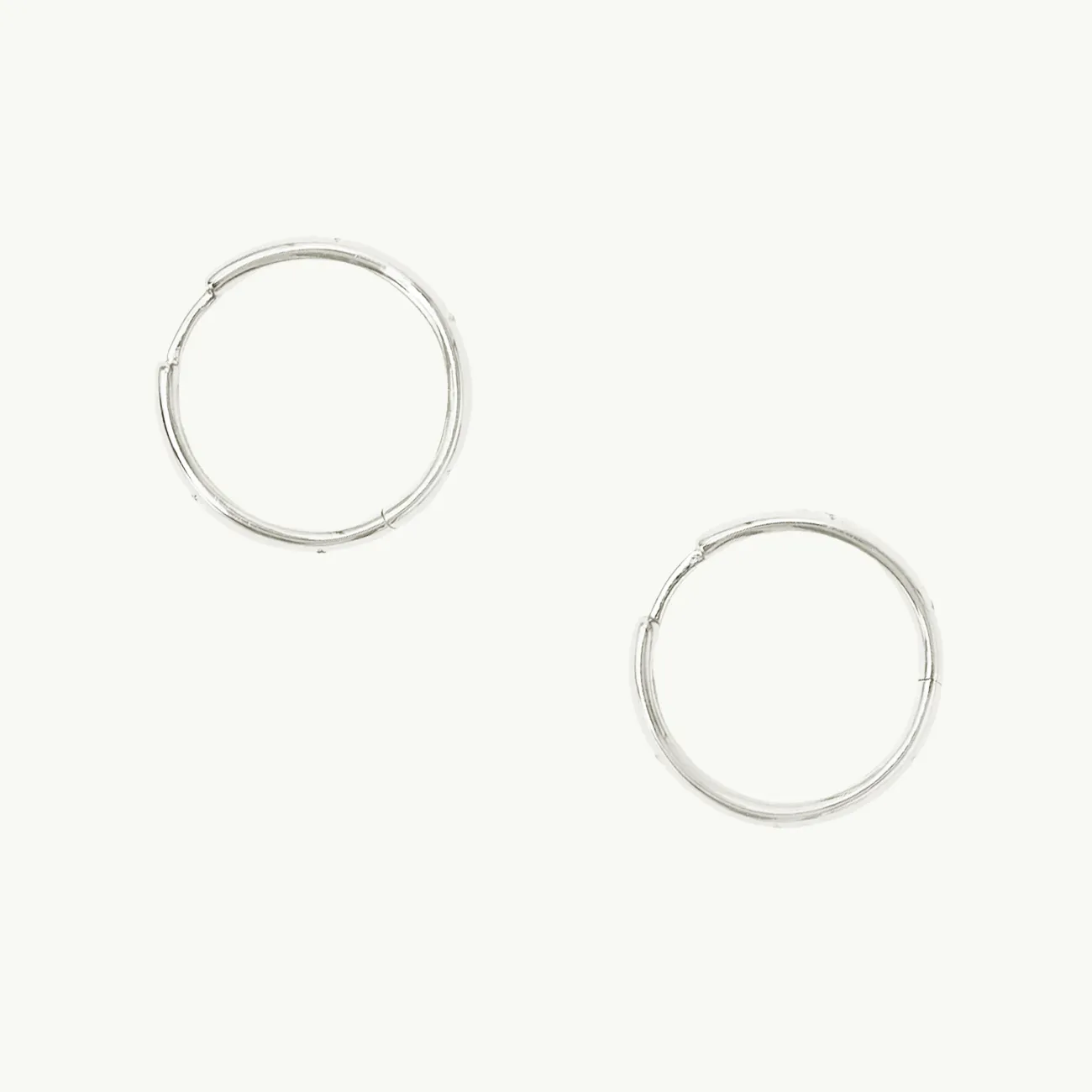 ESTELLA HOOPS SILVER