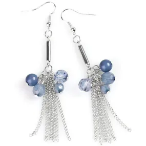 Excited to BEAD Here Blue Earrings