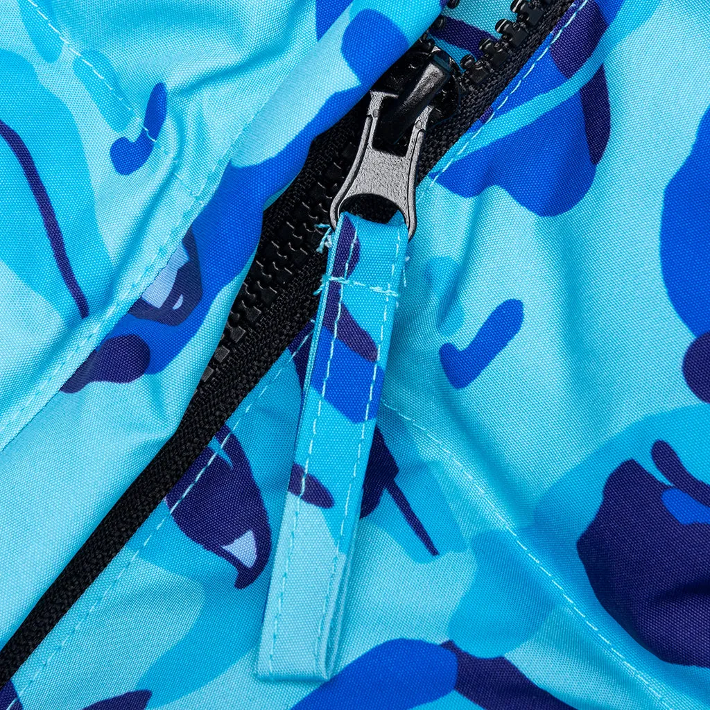 Face Camo Puffer - Blue