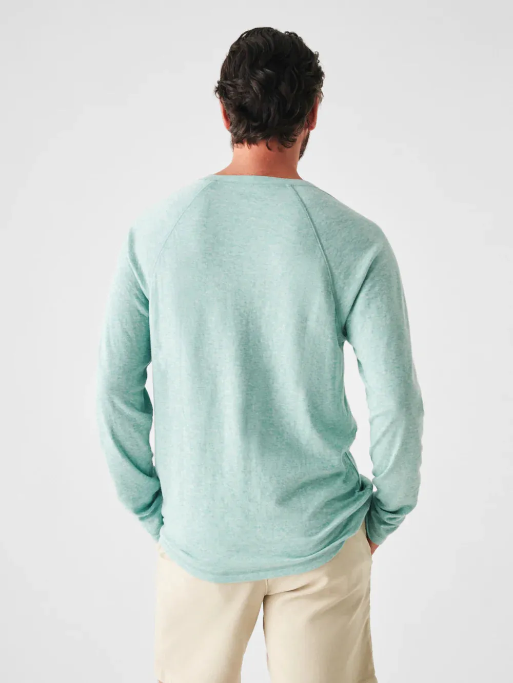 FAHERTY Cloud Cotton Long Sleeve Henley