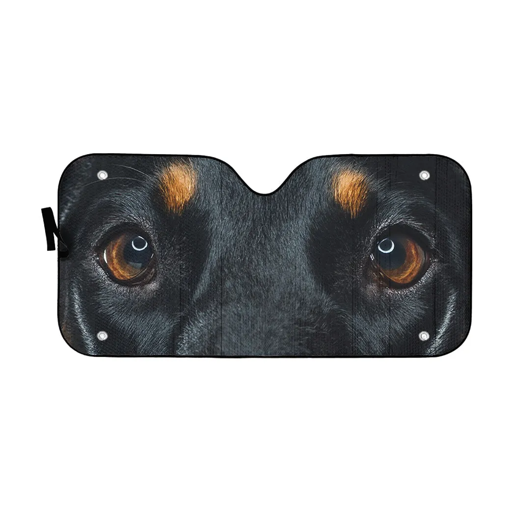 Gearhuman 3D Doberman Dog Eyes Custom Car Auto Sunshade