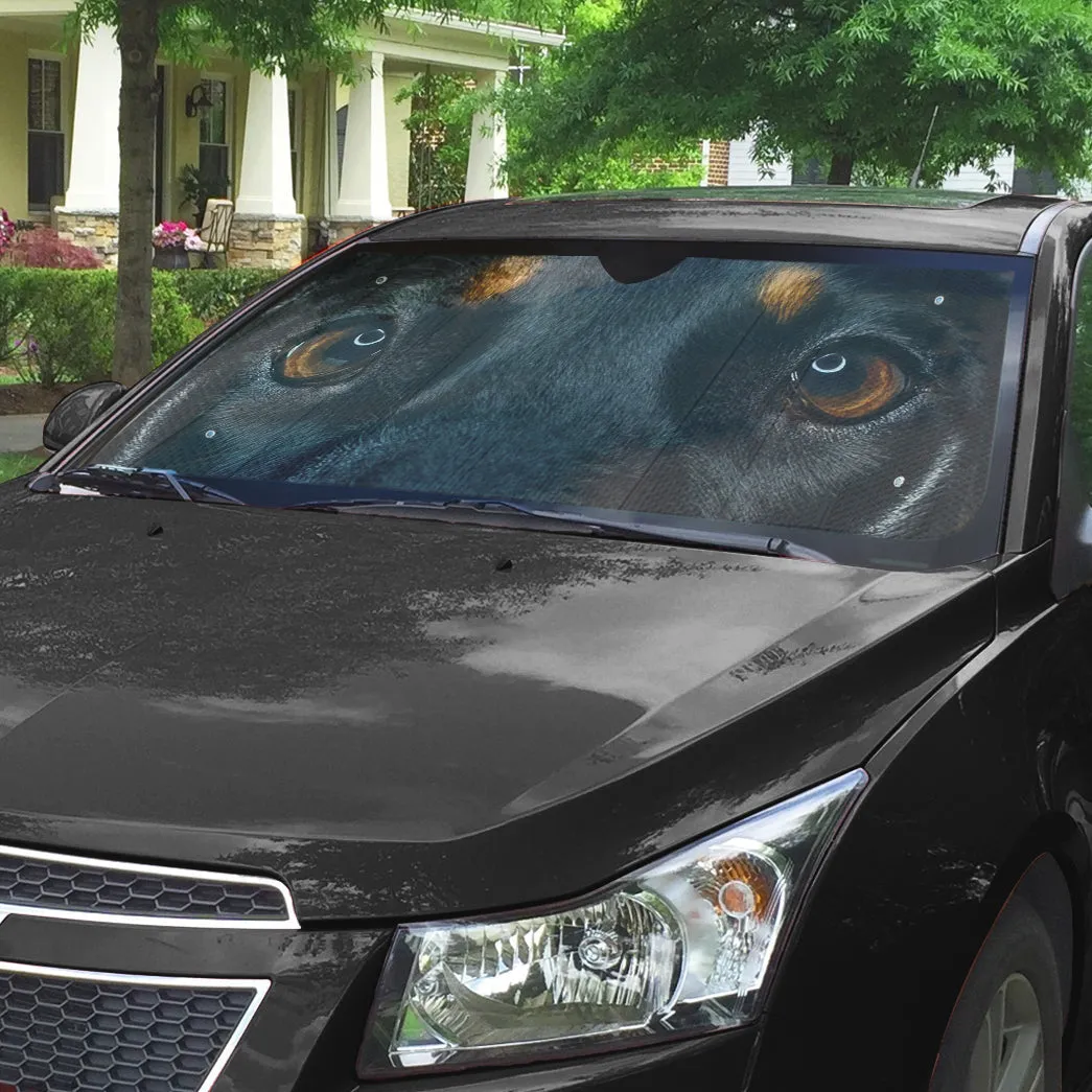 Gearhuman 3D Doberman Dog Eyes Custom Car Auto Sunshade