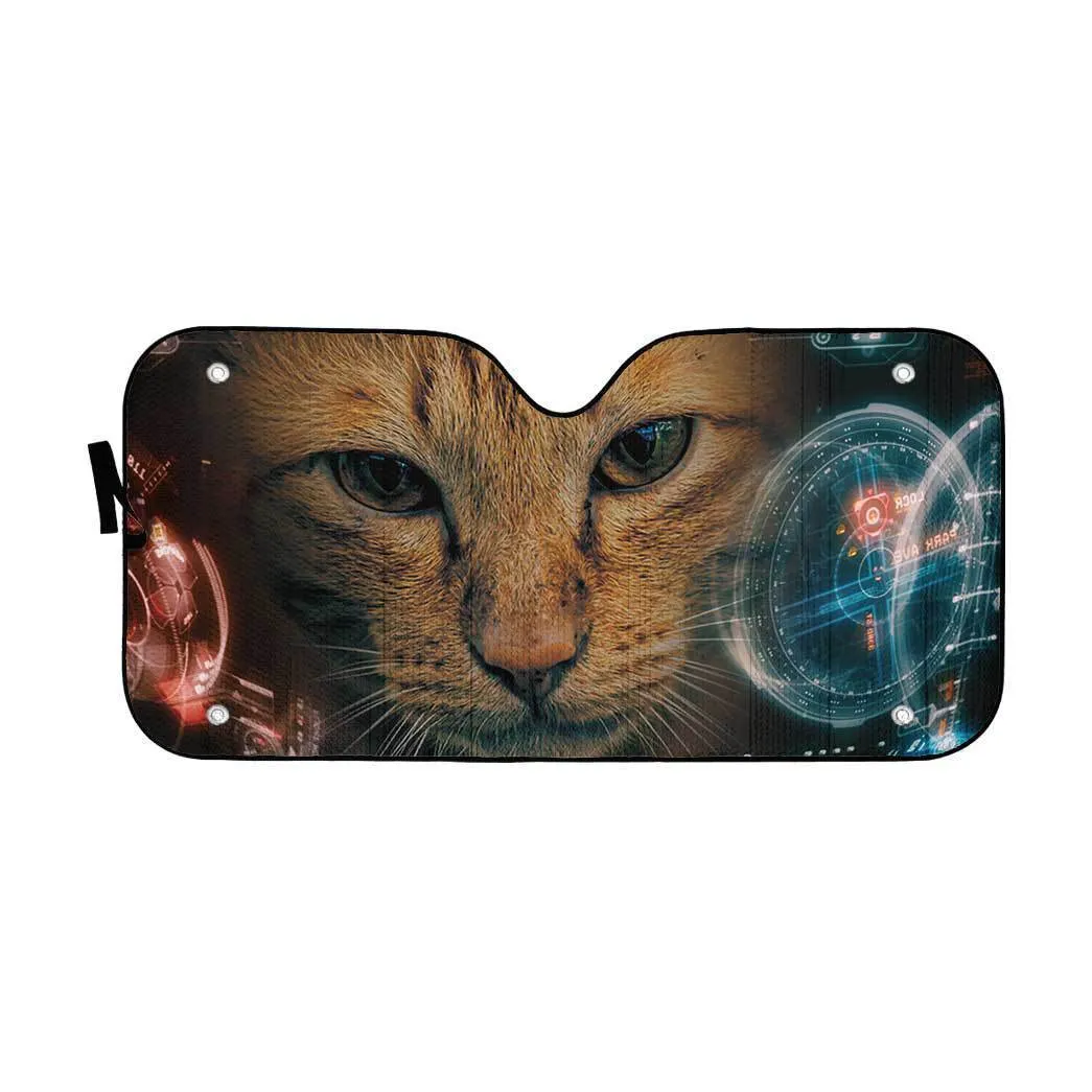 Gearhuman 3D Iron Man HUD Cat Auto Sunshade