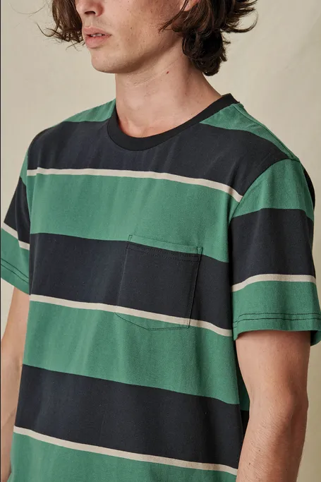 Globe Striped Bootleg Dreams T-shirt GB02241007 SE sea 