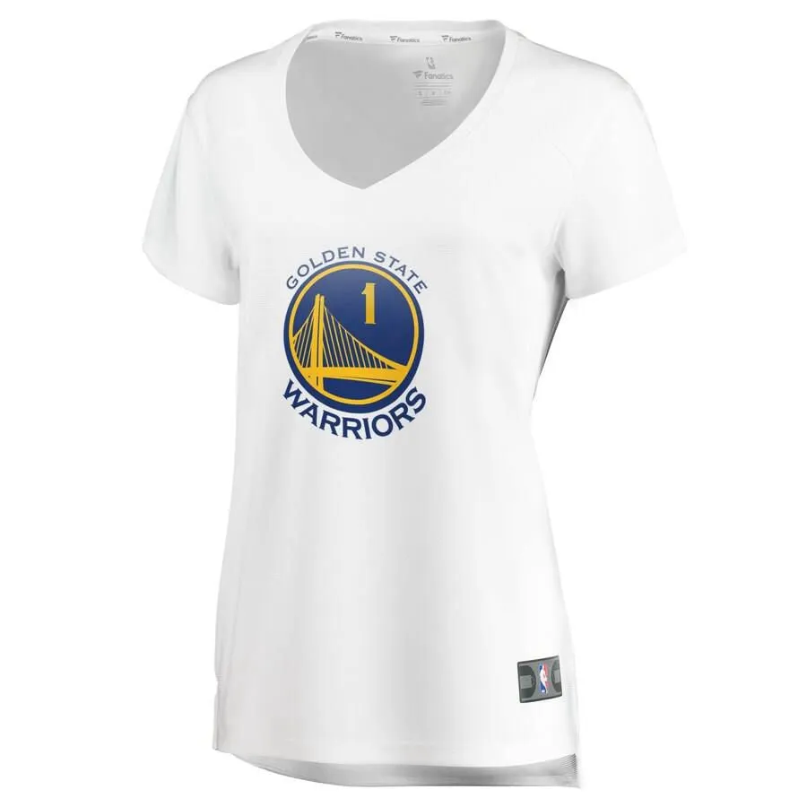 Golden State Warriors Damion Lee Fanatics Branded Replica Fast Break Association Jersey Womens - White | Ireland F7301J8