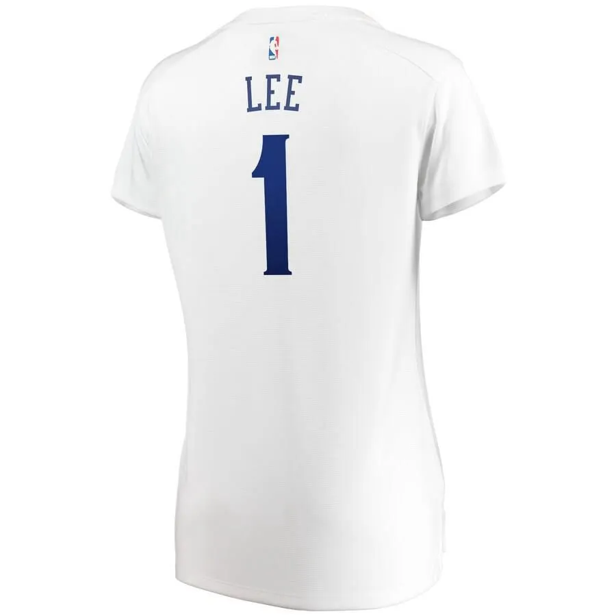 Golden State Warriors Damion Lee Fanatics Branded Replica Fast Break Association Jersey Womens - White | Ireland F7301J8