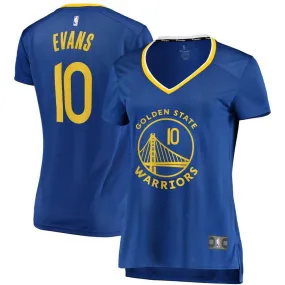 Golden State Warriors Jacob Evans Fanatics Branded Fast Break Player Icon Jersey Womens - Blue | Ireland G3819J3