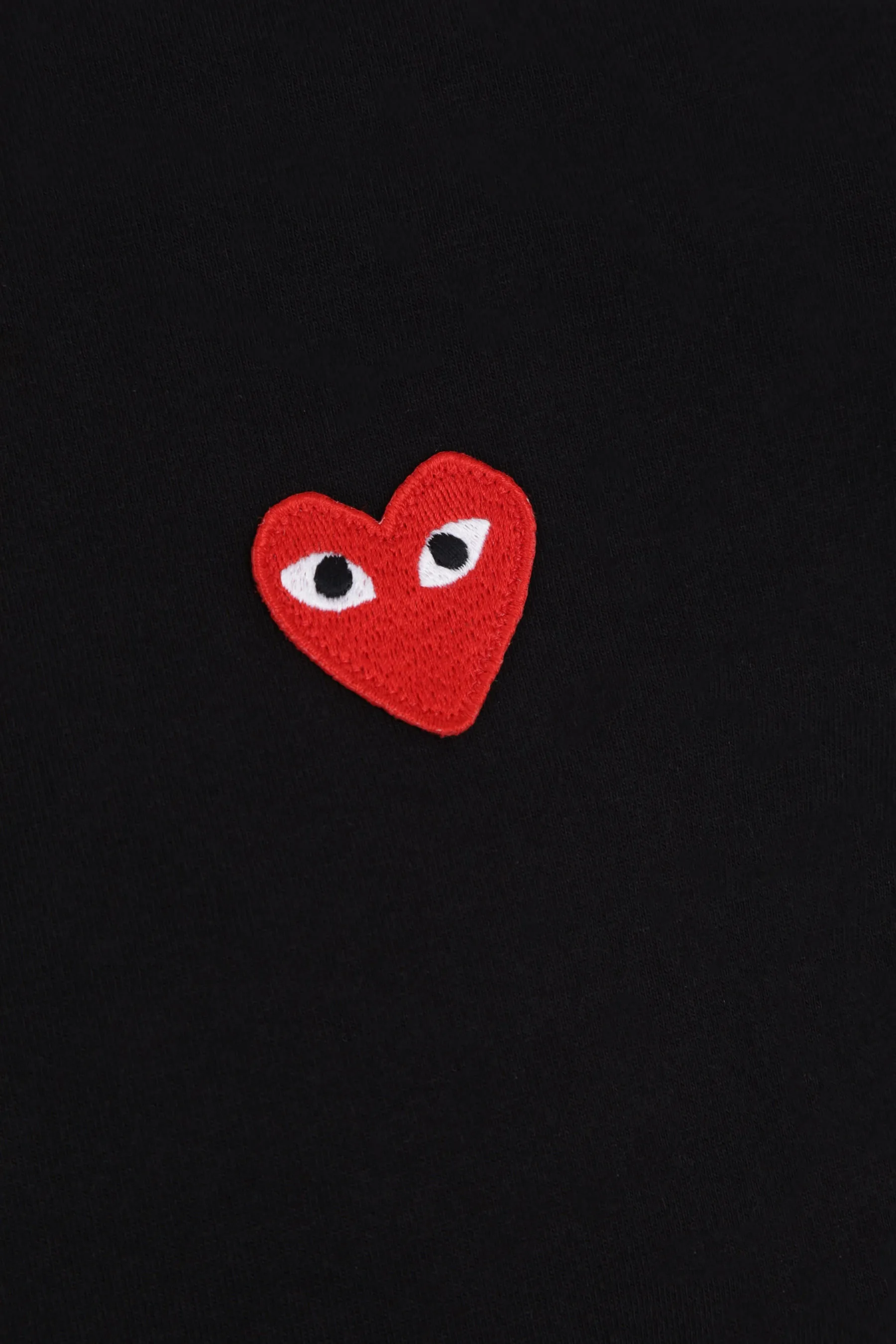 Heart logo patch cotton t-shirt