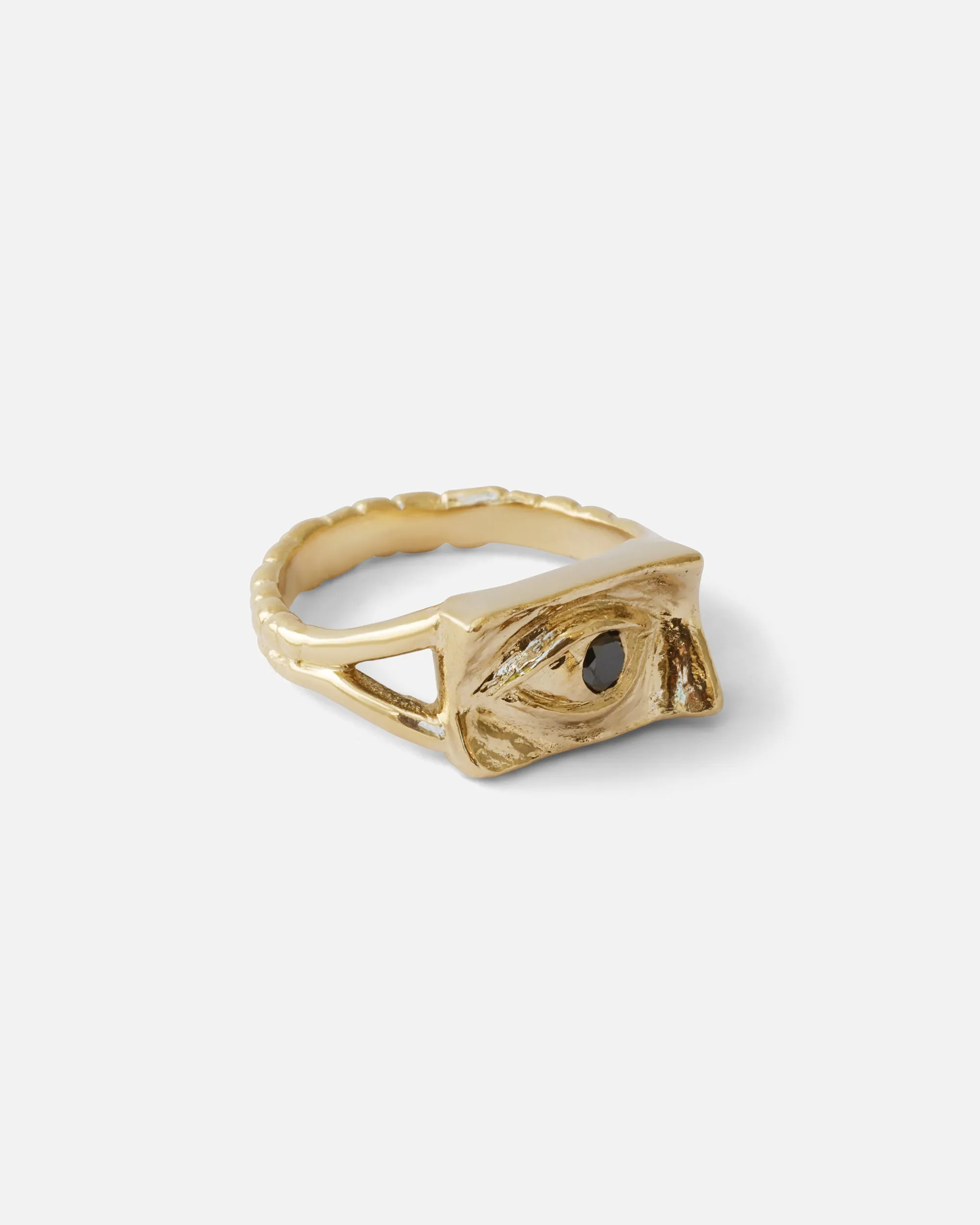 Intagliaux / Black Diamond Ring