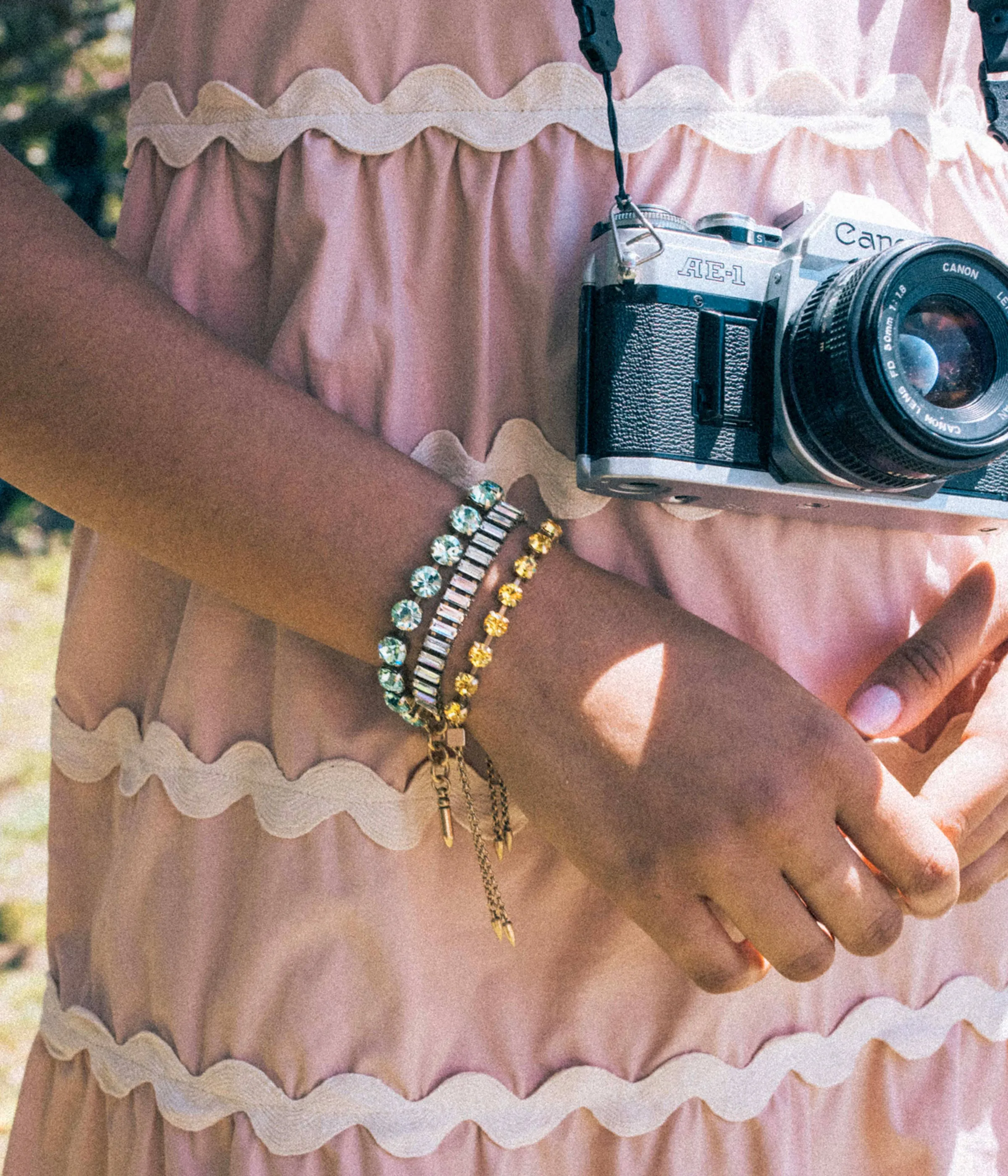 Julia Baguette Slider Bracelet