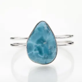 Larimar Stone Cuff Bracelet Hitomi