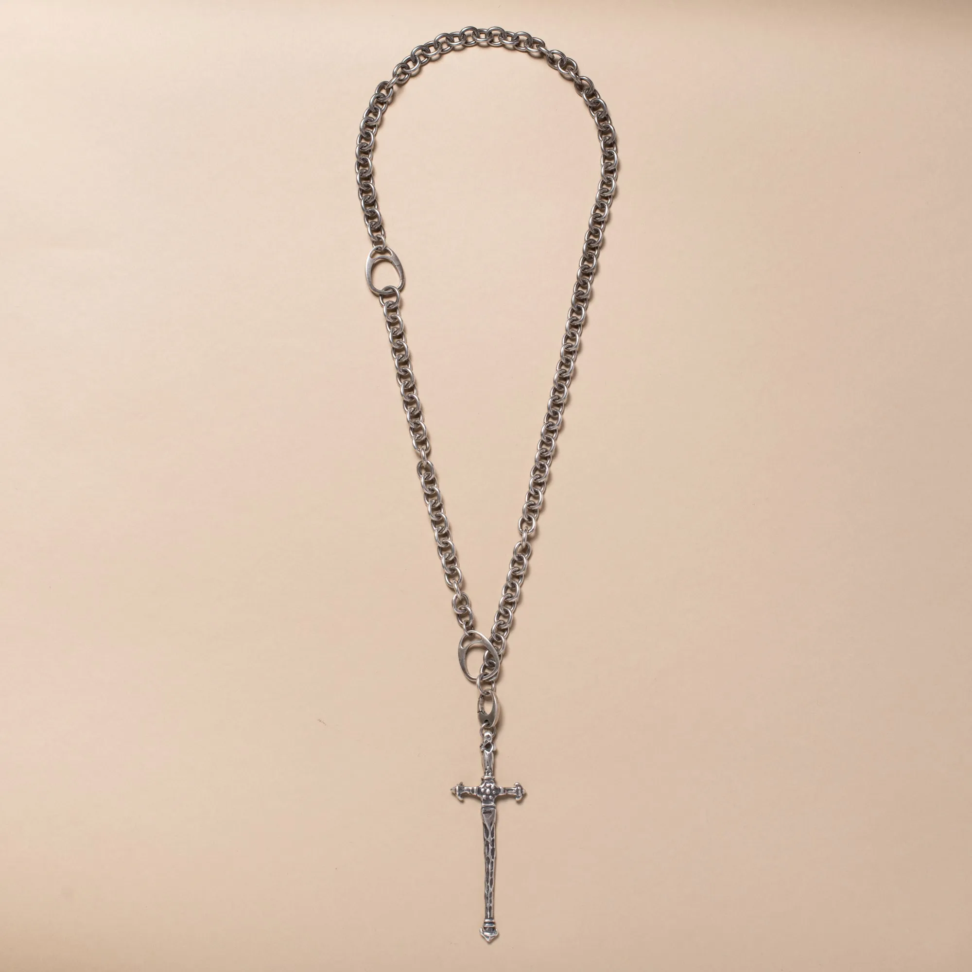 Long Cross Chain Necklace