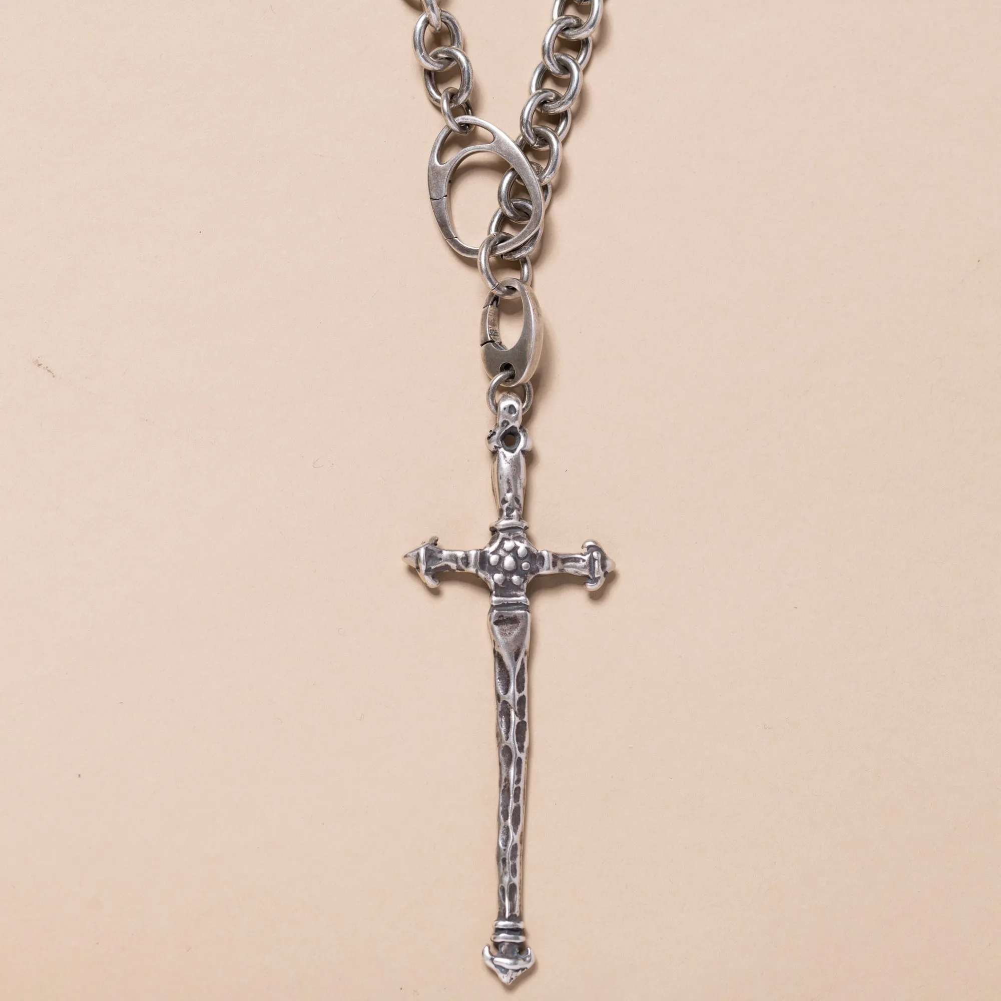 Long Cross Chain Necklace