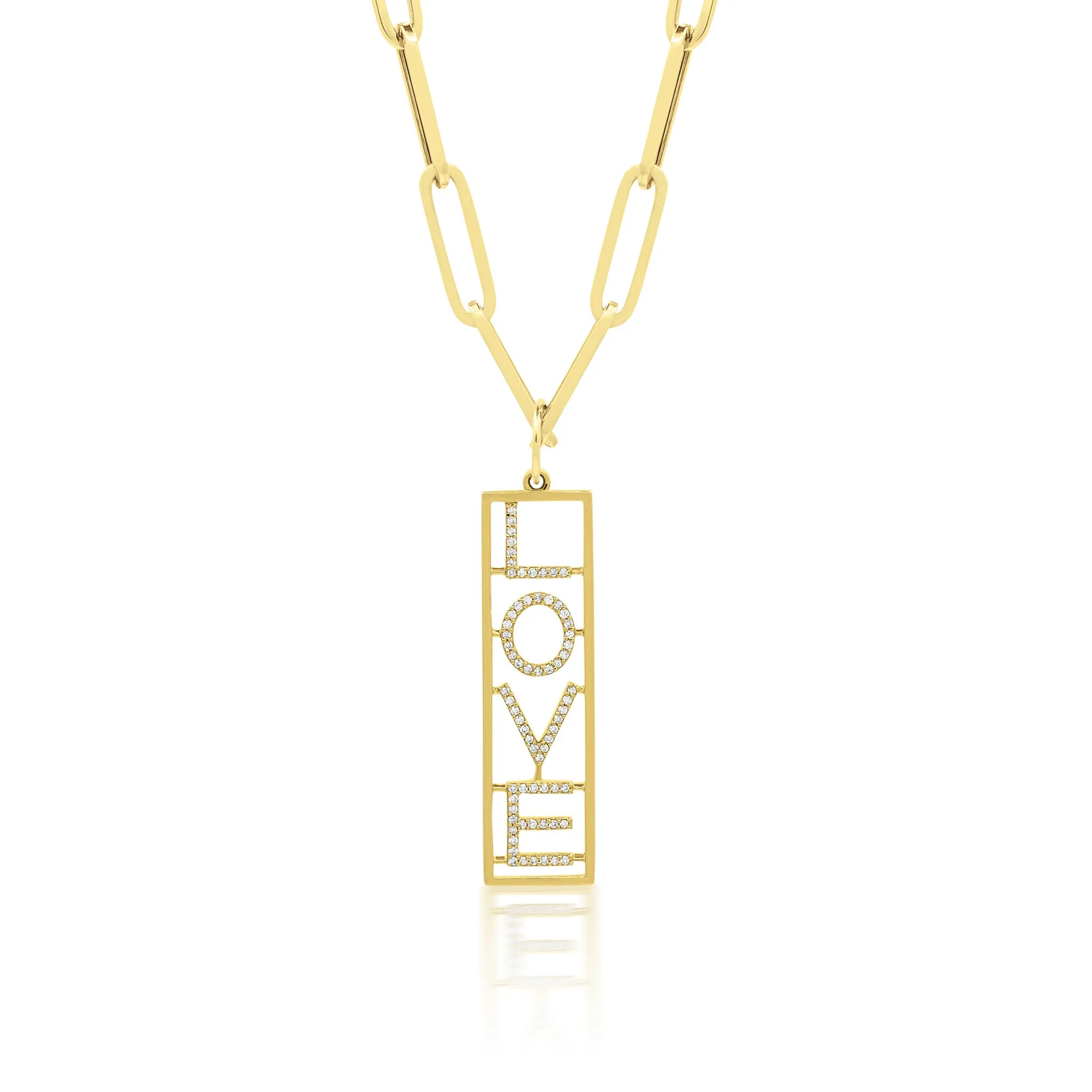 Love You Tag Pendant