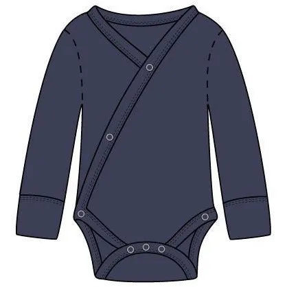 Lovedbaby Kimono Bodysuit - Navy