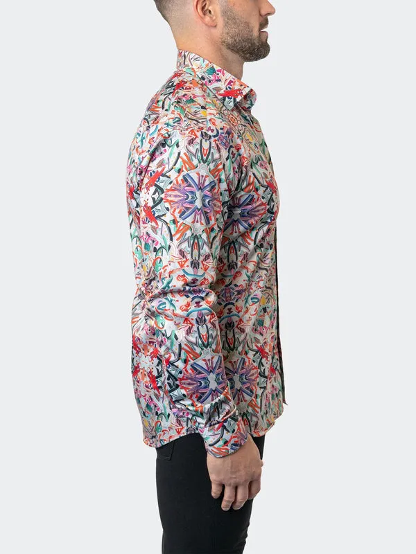 Maceoo Stretch Shirt | Fibonacci Jing Multi