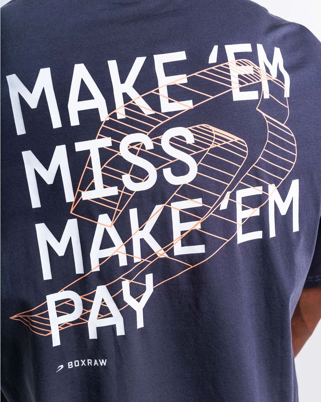 Make 'Em Miss Oversized T-Shirt - Charcoal