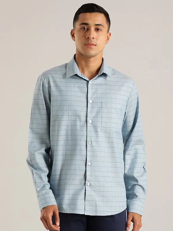 Men Checked Full Sleeve Cotton Shirt